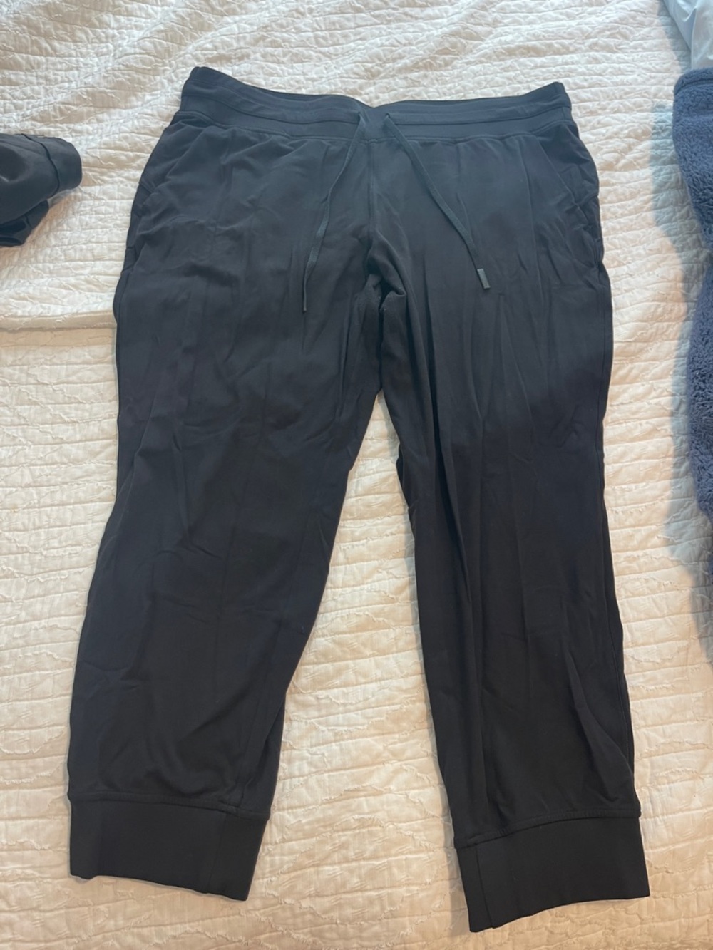 Lululemon Ready to Rulu Women’s 7/8 Black Drawstring Jogger Pants